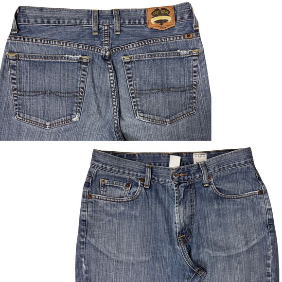 Lucky Brand Womens Jeans Lazy Day Jean Long Length Size 31 USA Distressed Grunge - Picture 3 of 9